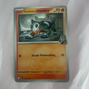 Team Rocket's Houndour HP 70 Pokémon Card